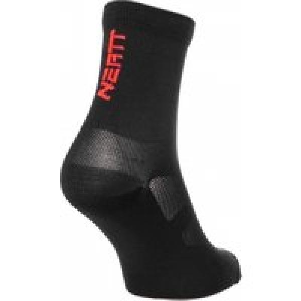 neatt 12 5cm sokken zwart rood