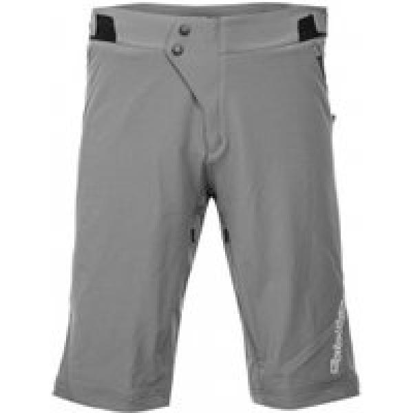 troy lee designs ruckus solid shorts met liner grey