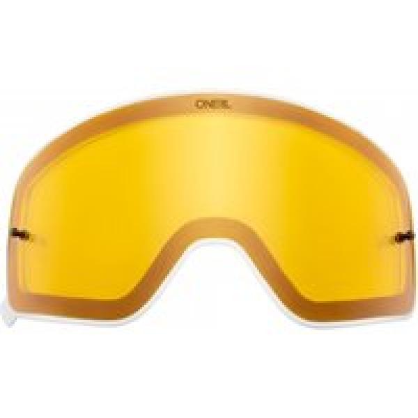 o neal b 50 yellow frame goggle shield