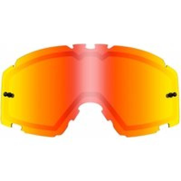 o neal b 30 double lens mirror red goggle shield