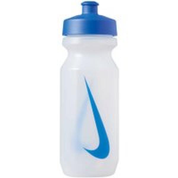 nike big mouth 650 ml clear blue bottle
