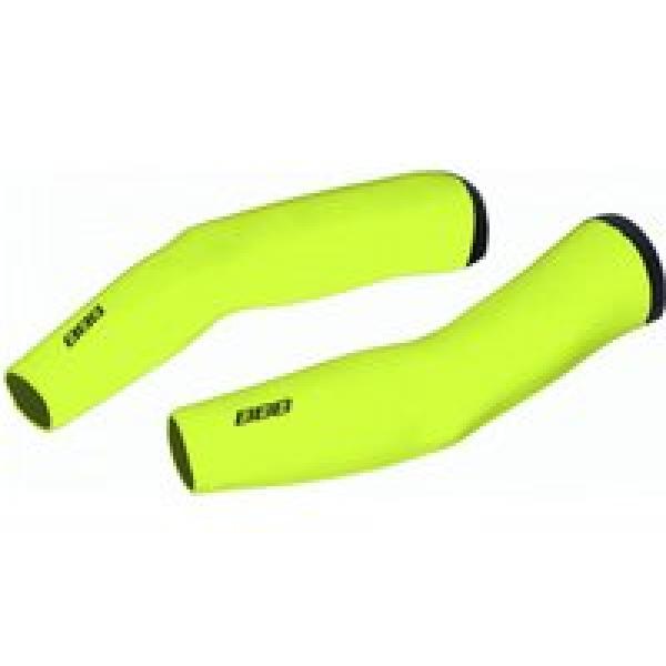 bbb thermo fabric arm warmer neon geel