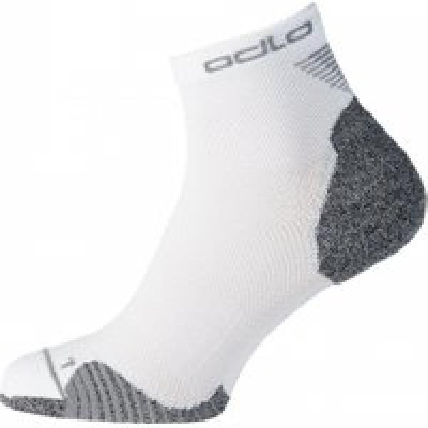 odlo ceramicool quater medium socks white