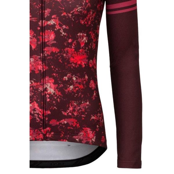 AGU Abstract Flower Fietsshirt Lange Mouwen Essential Dames - Red - S