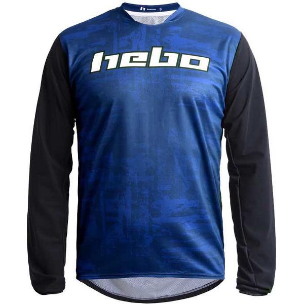 Hebo Yukon Enduro-trui Met Lange Mouwen Blauw L Man
