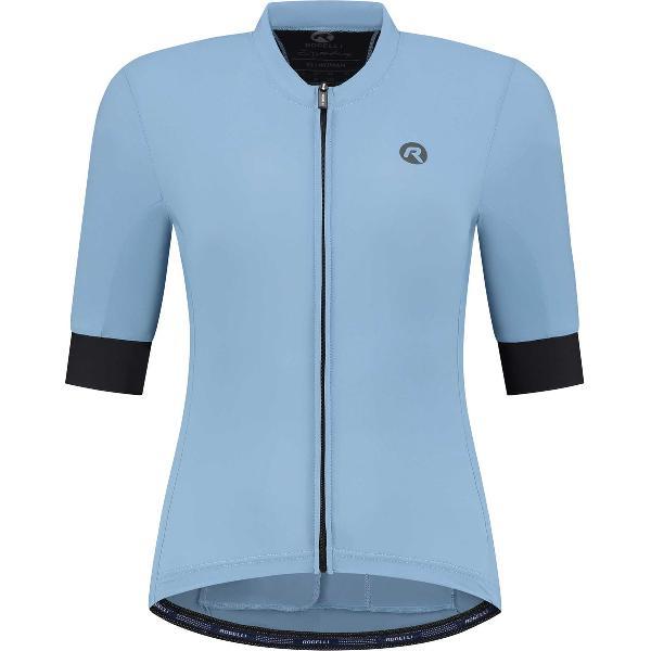Rogelli Signature Fietsshirt - Korte Mouwen - Dames - Blauw - Maat XL