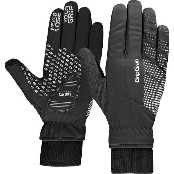 GripGrab - Ride Winddichte Winter Fietshandschoenen met Padding Gevoerde Thermo Wielerhandschoenen - Zwart - Unisex - Maat XXL