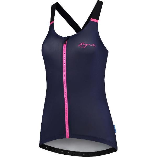 Rogelli Twist Fietstop - Dames - Blauw, Roze - Maat M