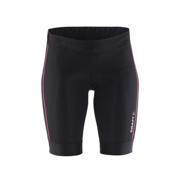 Craft Motion Short fietsbroek kort zwart met roze dames