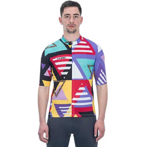 Cube Blackline Cmpt Jersey Met Korte Mouwen Veelkleurig 2XL Man