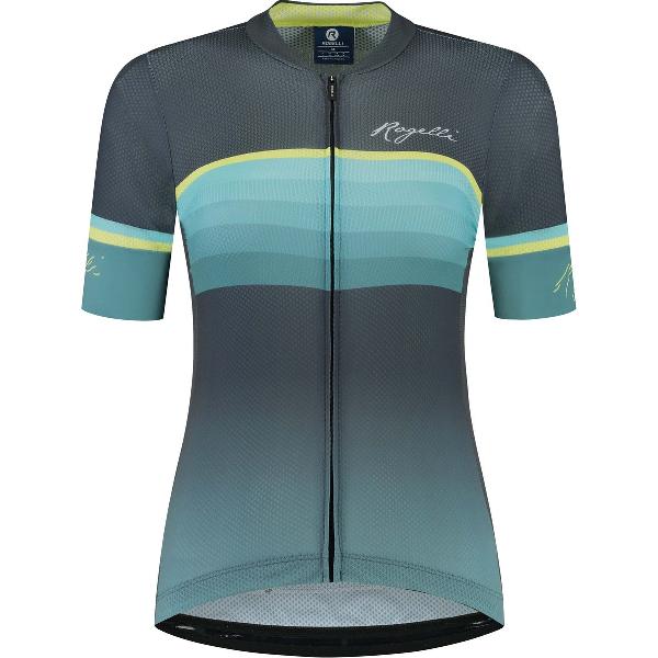 Rogelli Impress II Fietsshirt - Korte Mouwen - Dames - Mint, Grijs - Maat M