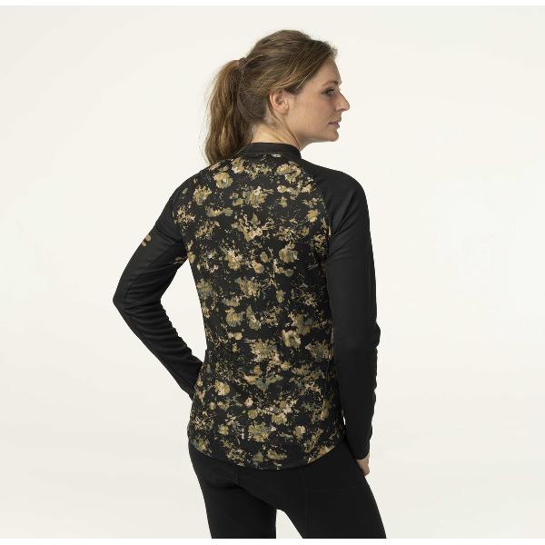 AGU Abstract Flower Fietsshirt Lange Mouwen Essential Dames - Green - L