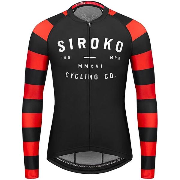 Siroko M2 Rider Lange Mouwen Fietsshirt Zwart L Man