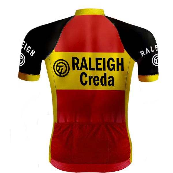 Retro Wielertenue TI-Raleigh rood - REDTED - 5XL