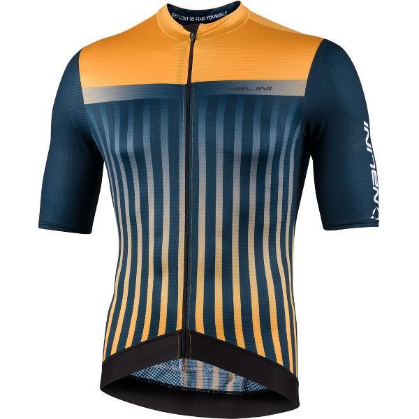 Nalini - Heren - Fietsshirt - Korte Mouwen - Wielrenshirt - Blauw - NEW RESPECT SS J - M