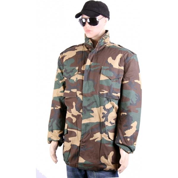Camouflage jas voor volwassenen L