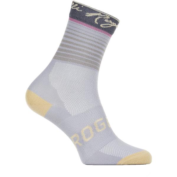 Rogelli Impress Fietssokken - Dames - Grijs, Goud - Maat 36/39