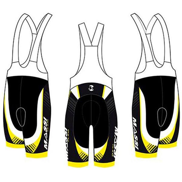 Massi Team Koersbroek Zwart 2XL Man