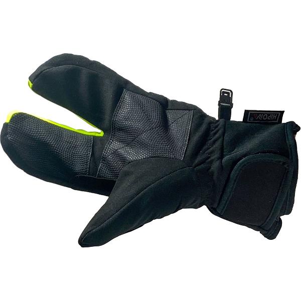 TriTiTan Finger Split Cycling Gloves Winter - Fietshandschoenen - Fluo Geel - XXL
