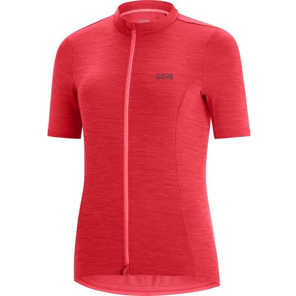 GORE WEAR C3 Jersey Dames, rood/roze Maat EU 38