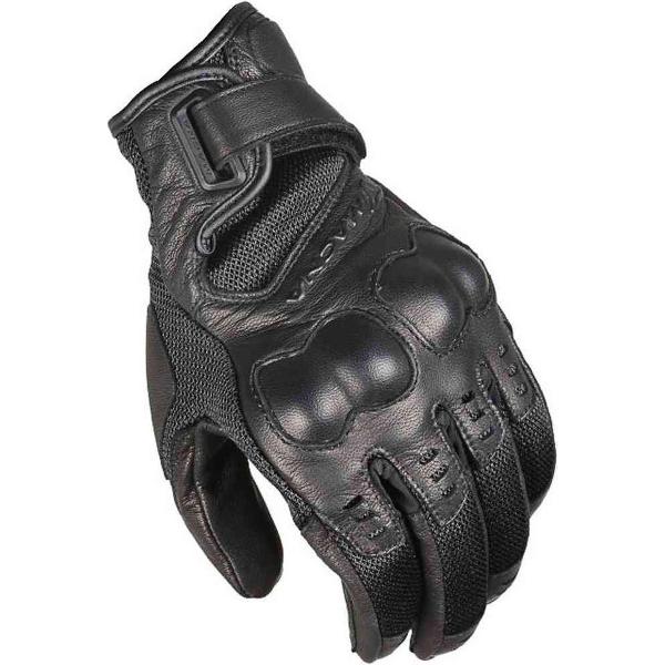 Macna Bold Air Black Motorcycle Gloves XL