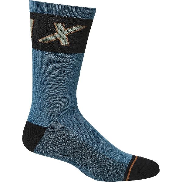 Fox 8 Winter Wool Sock - Slate Blue