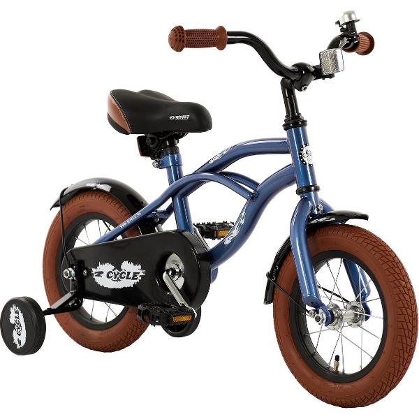 2Cycle Cruiser Kinderfiets - 12 inch - Blauw - Jongensfiets