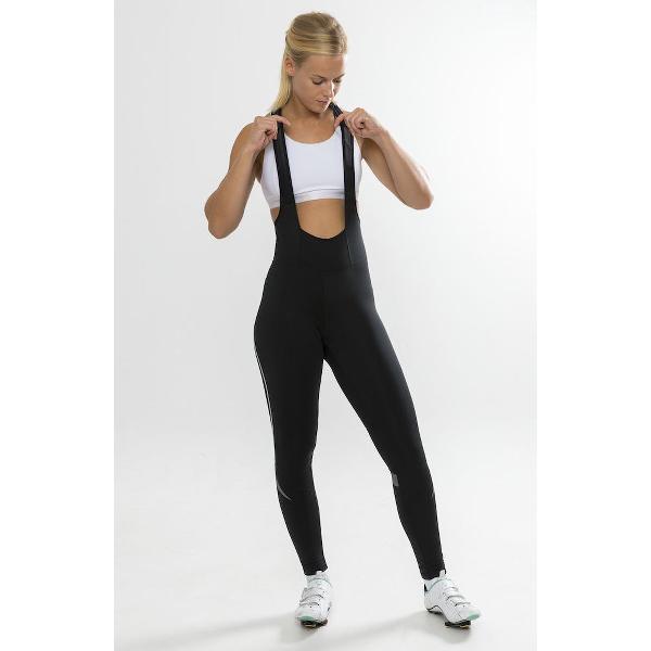 Craft Fietsbroek lang met bretels Dames Zwart / IDEAL THERMAL BIB TIGHTS W BLACK - XS