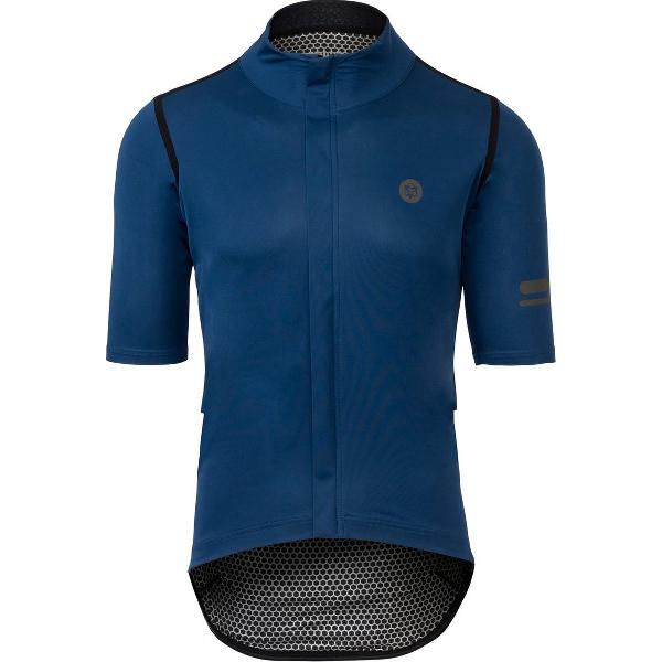 AGU Rain Fietsshirt Premium Heren - Steel Blue - S