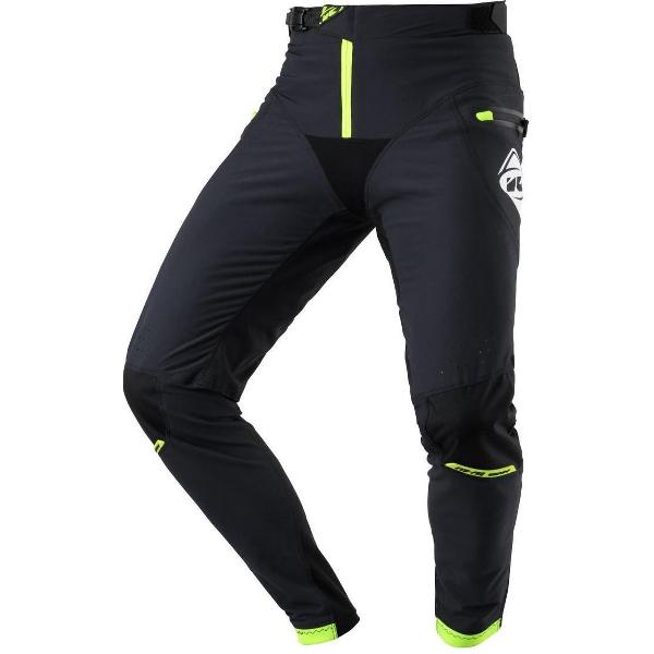 Kenny Kids Evo Pro Pant black neon yellow BMX- en Crossbroek - Maat: 24