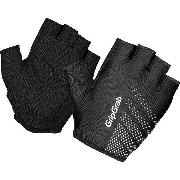GripGrab - Ride Padded Korte Vinger Zomer Fietshandschoenen met lichte Padding - Zwart - Unisex - Maat S