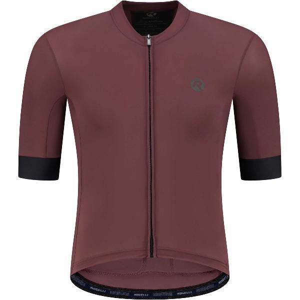 Rogelli Signature Fietsshirt Korte Mouwen Heren - Rood - Maat L