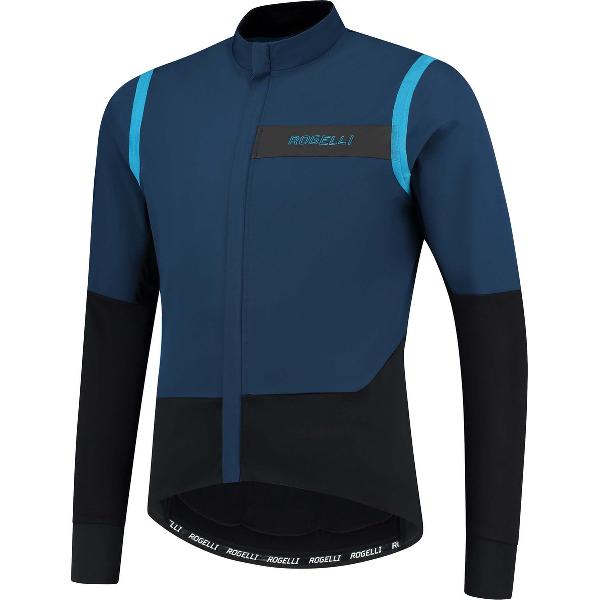 Rogelli Infinite Fietsjack Winter - Heren - Blauw, Zwart - Maat L
