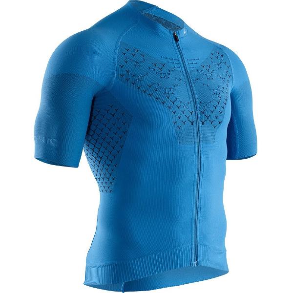 X-BIONIC Twyce 4.0 Korte Mouwen Fietsshirt Heren - Twyce Blue / Opal Black - M