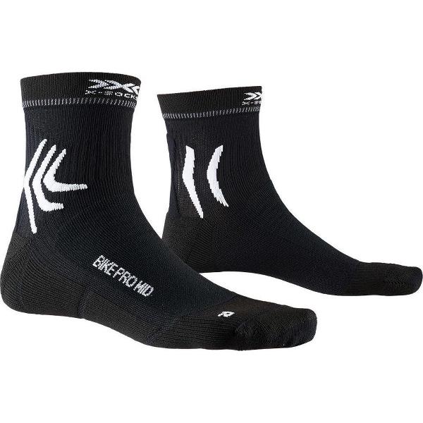 X-socks Sokken Bike Pro Mtb Polyamide Zwart/wit Maat 39-41