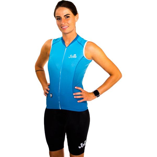Jolie pro no sleeve cycling jersey - Fietsshirt - Fietstrui - Blue - 2XS