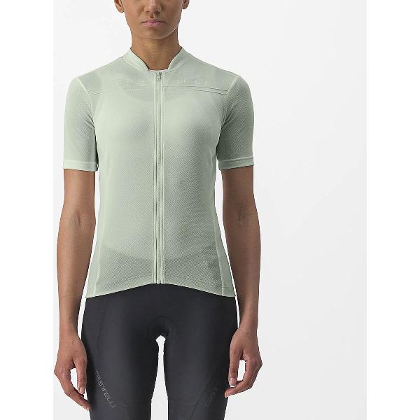 Castelli Anima 4 Jersey Met Korte Mouwen Groen M Vrouw