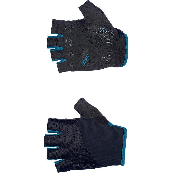 Northwave Fast Korte vinger handschoenen Heren, zwart/blauw