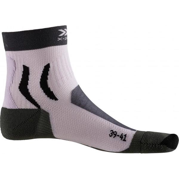 X-Socks Bike Pro Womens Socks - Grey/Purple - 41-42