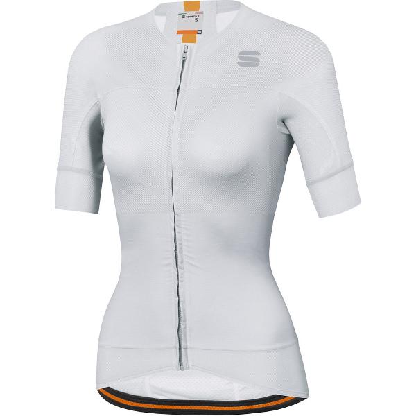Sportful Fietsshirt Korte mouwen voor Dames Wit Goud - SF Bodyfit Pro Evo W Jersey-White Gold - M