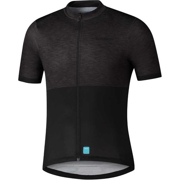 Shimano Fietsshirt Korte Mouwen Heren Element Grijs-L