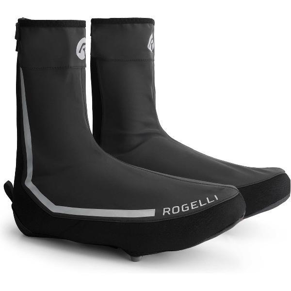 Rogelli Essential Overschoenen Wielrennen - Waterdicht - Reflecterend - Zwart - Maat 42-43