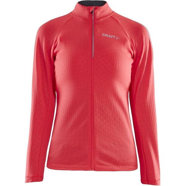 Craft Fietsshirt lange mouwen Dames Fucsia / IDEAL THERMAL JERSEY W CRUSH - XL