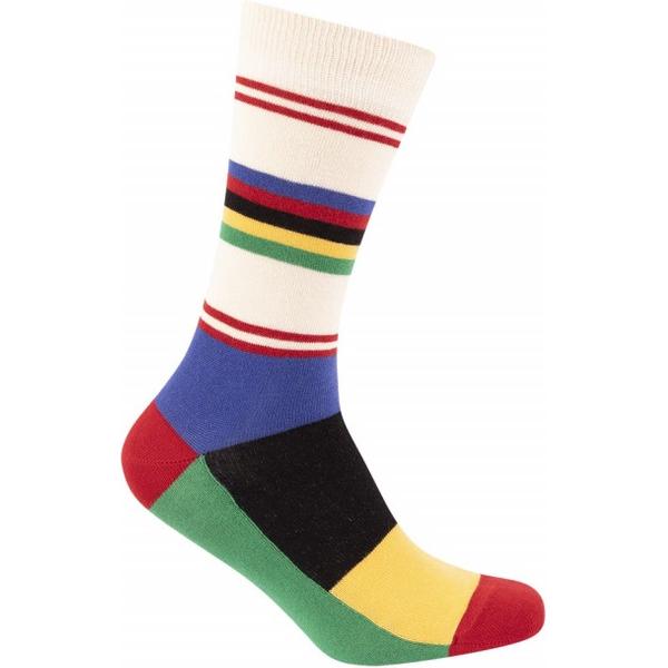 Le Patron Casual sokken Multikleur / champion du monde stripes - 35/38