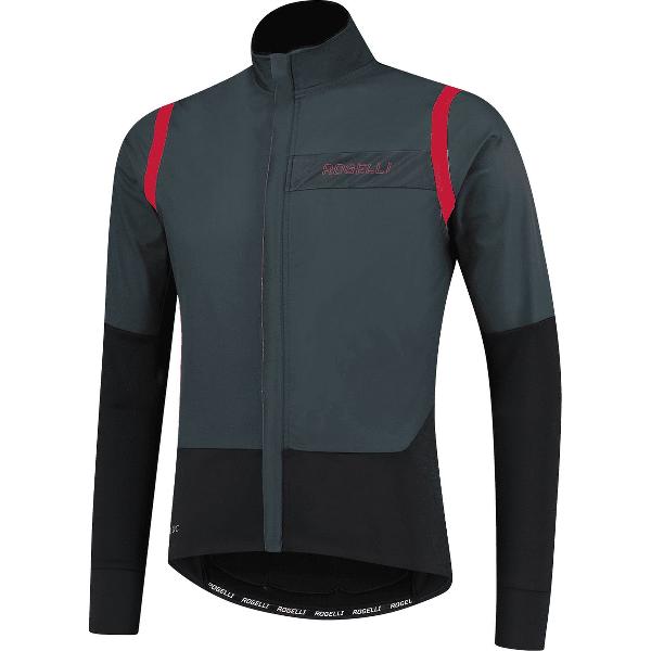 Rogelli Infinite Fietsjack Winter - Heren - Grijs, Zwart, Rood - Maat M