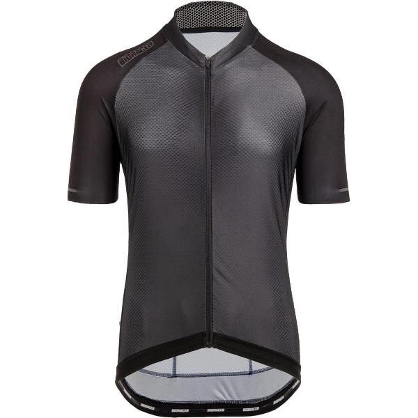 BIORACER Fietsshirt Heren Korte Mouw - Model 'Sprinter Coldblack' - Extra UV-bescherming - Zwart - Maat 3XL - Ideaal voor de brandende zon te trotseren
