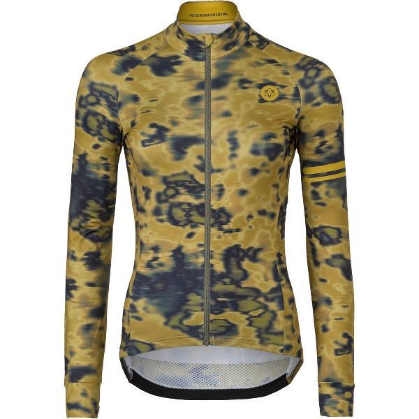 AGU Blurry Photo Fietsshirt Lange Mouwen Performance Dames - Green - L