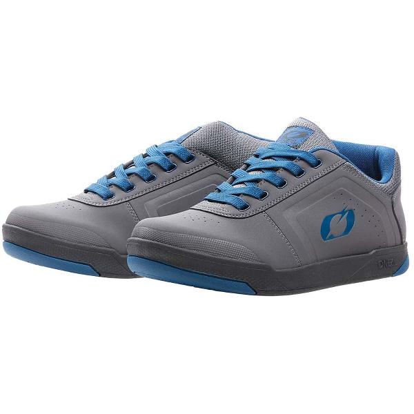 ONeal Pinned Pro Flat Pedal MTB-schoenen - Grey / Blue - Heren - EU 45