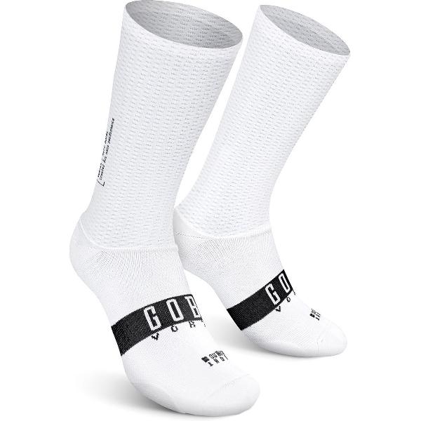 Gobik Fietssokken Vortex Aero Wit - L/XL (43-46)