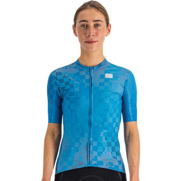 Sportful ROCKET Fietsshirt Dames Berry Blue Blue Sea - Vrouwen - maat L